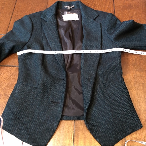 NWT Express lined herringbone blazer - Picture 10 of 11